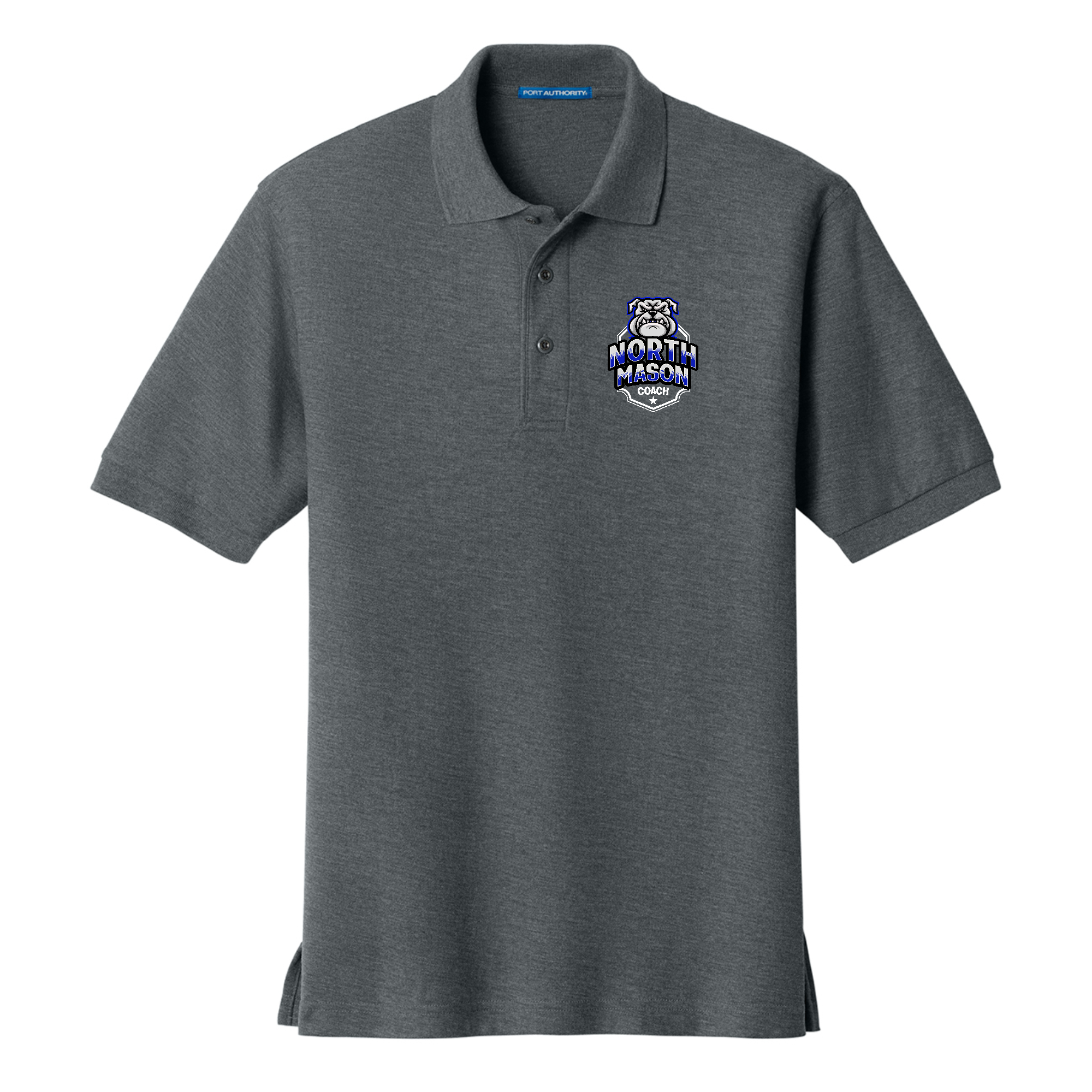 North Mason Coach Silk Touch Polo Printed Logo